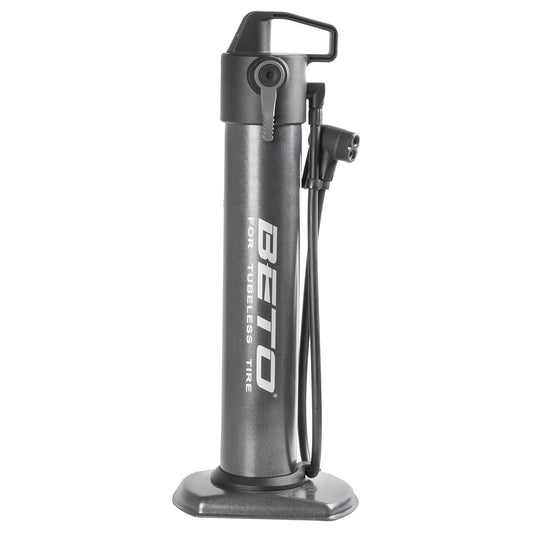 fietspomp universeel (av,dv,fv) 13 Bar staal grijs