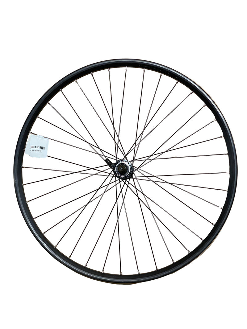 Afbeelding laden in galerijviewer, Roland voorwiel 27 21-584 taurus alu. zwart shimano tx505 schijfrem
