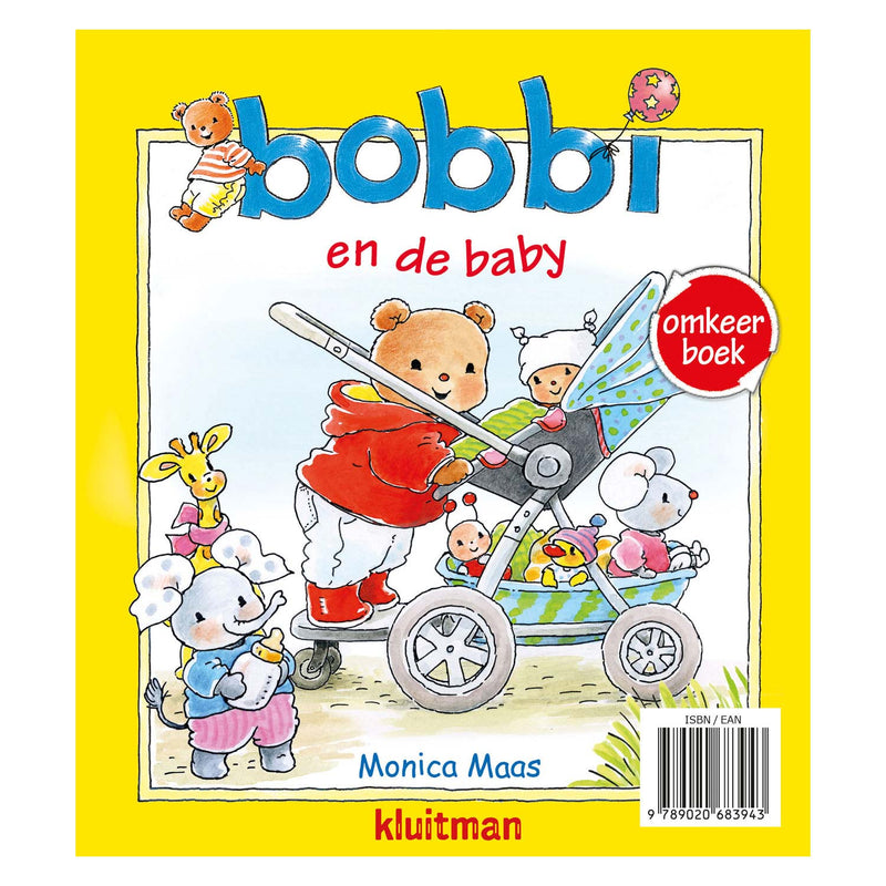 Afbeelding laden in galerijviewer, Uitgeverij kluitman bobbi omkeerboek - wordt grote broer en de baby
