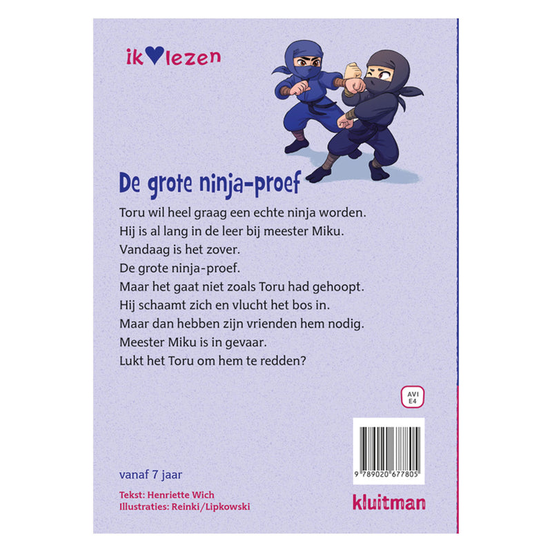 Afbeelding laden in galerijviewer, Kluitman de grote ninja proef (avi e4)
