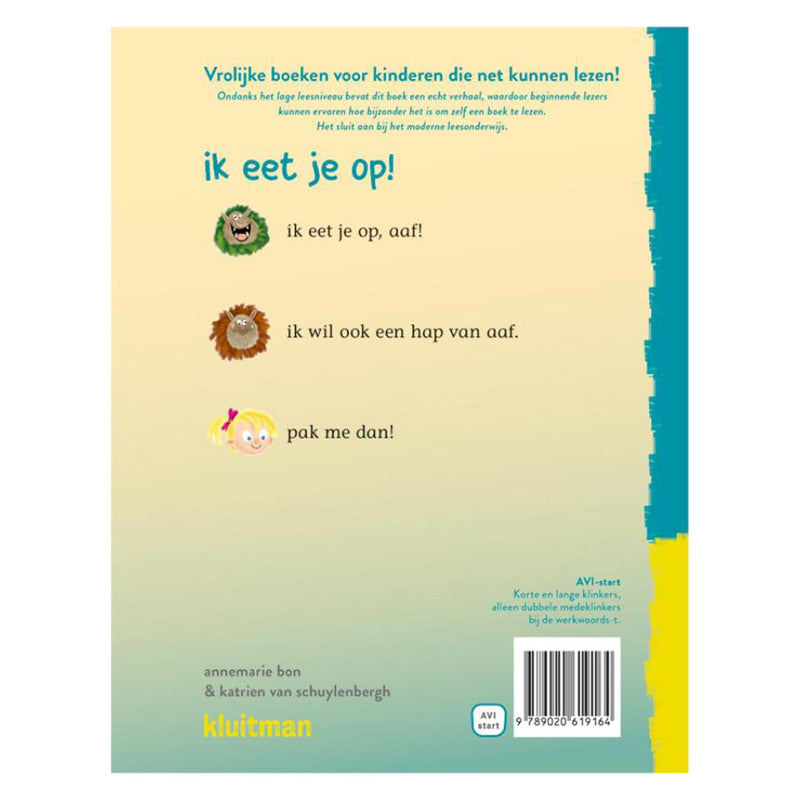 Afbeelding laden in galerijviewer, Uitgeverij Kluitman Lees lees lees ik eet je op! (AVI-Start)
