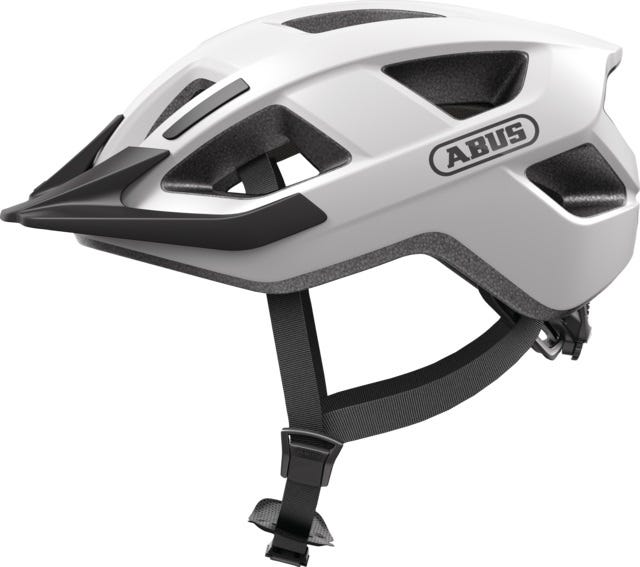 Afbeelding laden in galerijviewer, Abus Helm Aduro 3.0 - Sportieve en chique fietshelm voor veiligheid en comfort - Polar White - L 58-62cm
