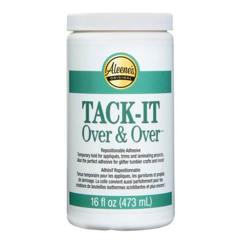 Afbeelding laden in galerijviewer, Aleene's • tack-it over over repositionable adhesive 16 fl. oz. jar

