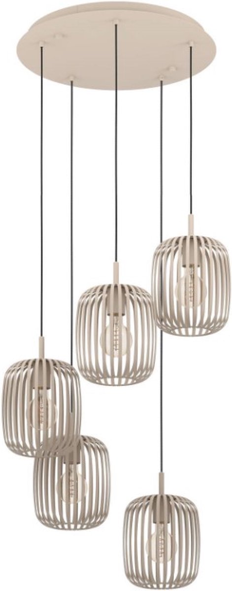 Eglo romazzina hanglamp - e27 - ø 50 cm - zandkleur beige