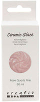 Creativ company keramiek glazuur roze 60ml - glanzend en dekkend.