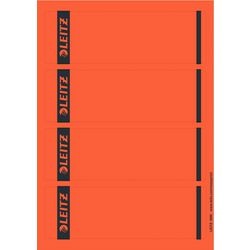 Ordnerrugetiketten leitz rood 100 stuks papier