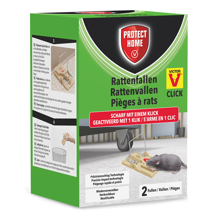 Afbeelding laden in galerijviewer, Protect home producten rattenval plastic 2 stuks
