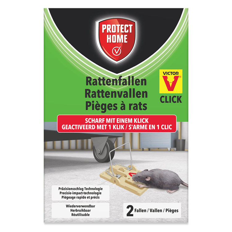Afbeelding laden in galerijviewer, Protect home producten rattenval plastic 2 stuks
