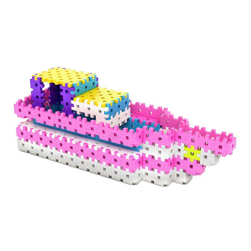 Afbeelding laden in galerijviewer, Meli basic roze bouwblokken, 1000dlg.
