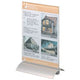 Bordhouder durable 858819 alu a5 transparant