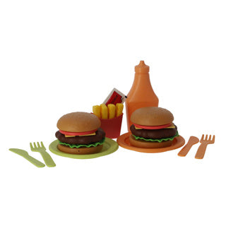 Afbeelding laden in galerijviewer, Jipy bioplastic hamburger speelset 25 delig
