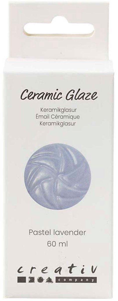 Afbeelding laden in galerijviewer, Creativ company keramiek glazuur 984-1101 c dekkend pastel lavender - 60ml
