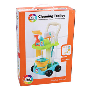 My first mijn eerste schoonmaaktrolley