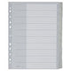 Blanco tabbladen leitz 4370 grijs pp (polypropeen)