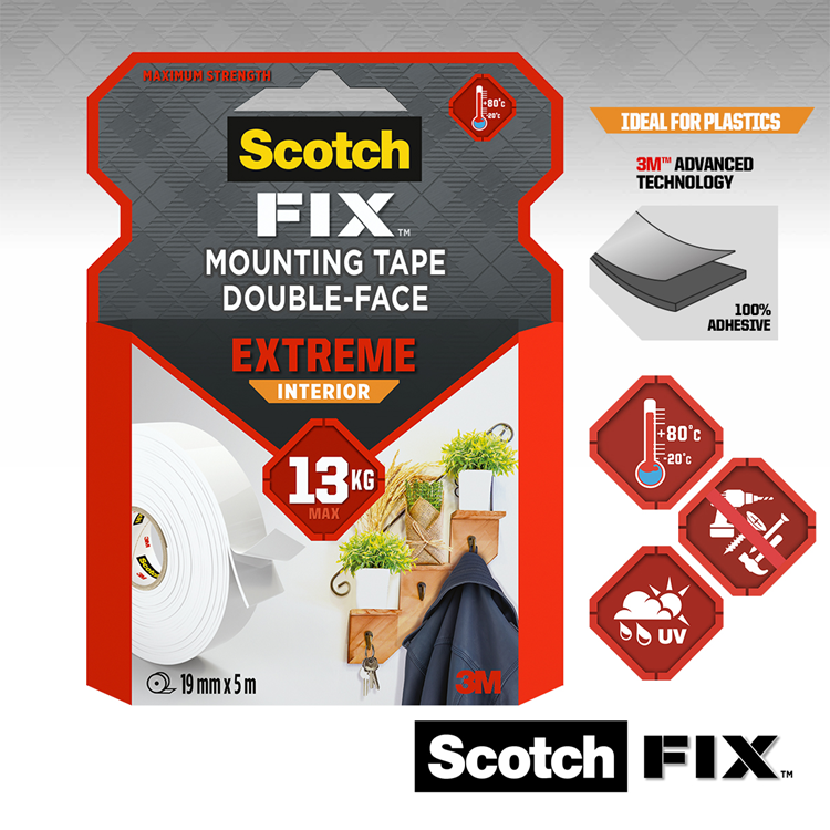 Afbeelding laden in galerijviewer, 3m 1071424 - scotch-fix extr interior mont.tape 19mmx5m, 1 rol pack | 12 stuks
