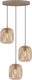 Eglo romazzina hanglamp - e27 - ø 46 cm - zandkleur