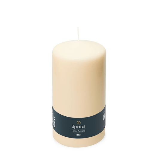 Spaas 1074414 - cilinderkaars 100 200 ivoor | 6 stuks