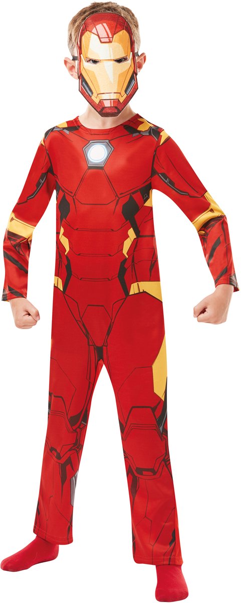 Rubies rubie's verkleedpak avengers assemble iron man junior rood mt 104 98 104