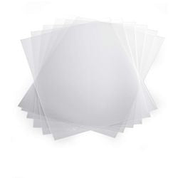 Klemrughoezen durable 30cm transparant 100vel a4