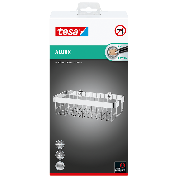 Afbeelding laden in galerijviewer, Tesa 1063233 - aluxx doucherek enkel | 1 stuks
