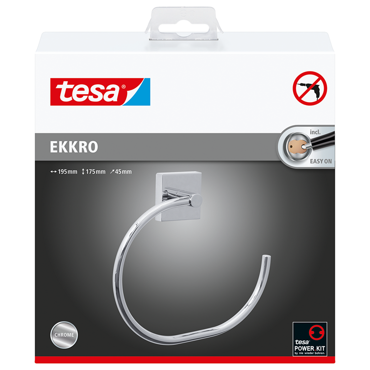 Afbeelding laden in galerijviewer, Tesa 1061423 - ekkro handdoekring | 1 stuks
