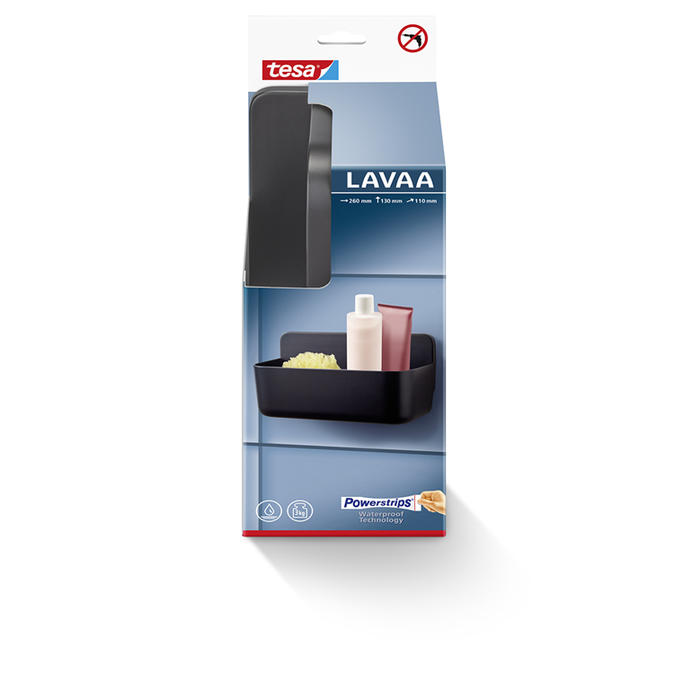 Afbeelding laden in galerijviewer, Tesa 1072292 - lavaa doucherek enkel m | 2 stuks
