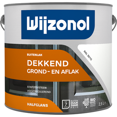 Wijzonol 1034525 - wijz.r9010 dek hlfgl 2,5ltr | 1 stuks