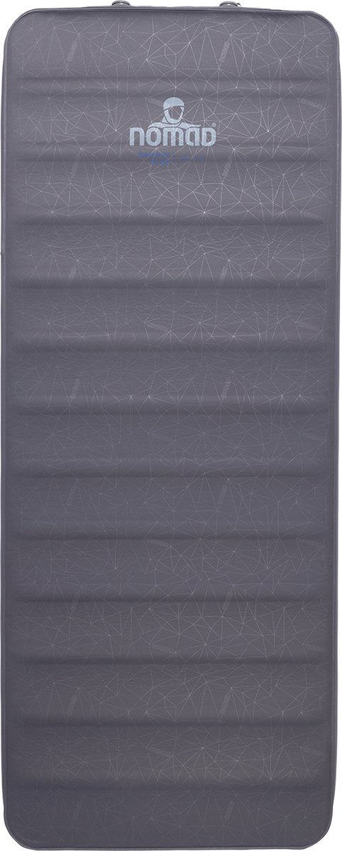 Nomad ® darwin plus xw 10.0 slaapmat zelfopblazend | 198 x 78 | graphite | 10 cm dikte | lichaamsvormend | comfortabel kamperen | incl hoes