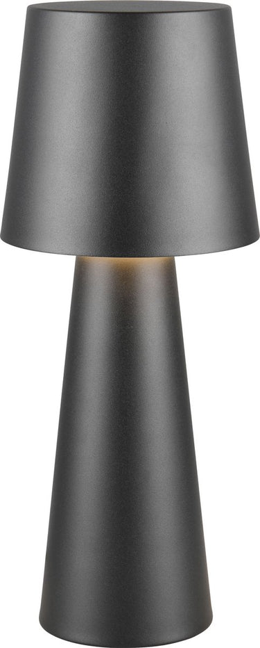 Trio nubian - tafellamp - zwart mat - excl. 1x e27 7 w - snoerschakelaar