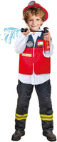 Kiddygo brandweer verkleedset speelgoed met accessoires voor kinderen.