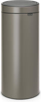 Brabantia touch bin prullenbak - 30 liter - platinum