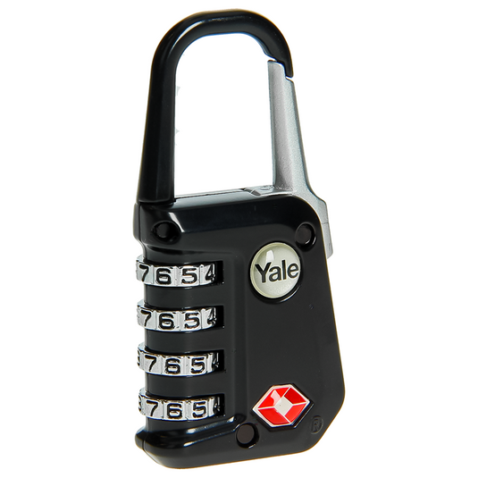 Yale 1060497 - code hangslot tsa zwart | 6 stuks