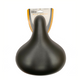 Selle comfort zadel classic retro basic, zwart met elastomeer vering. zonder strop