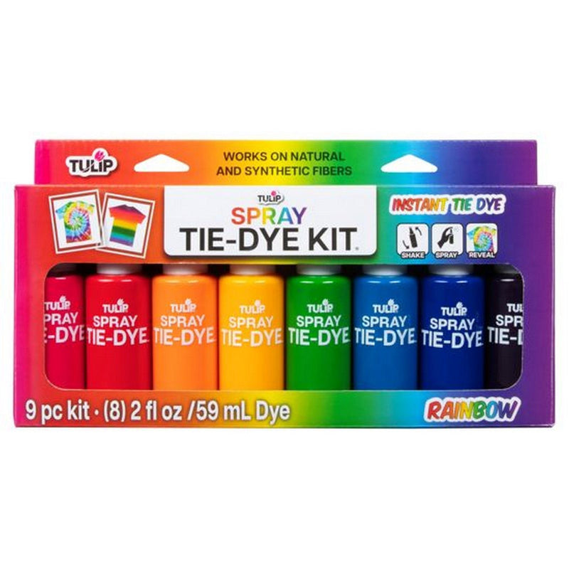 Afbeelding laden in galerijviewer, Tulip one-step tie dye • spray dye rainbow
