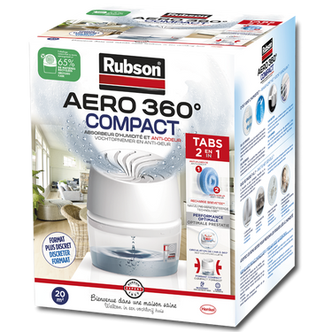 Rubson 1074620 - aero 360 compact 450g | 3 stuks