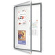 Binnenvitrine acco nobo veiligheidsglas 9x a4 81,5x98x4,5cm