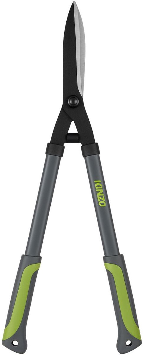 Kinzo heggenschaar 65 cm met non-stick coating - snoeischaar heg voor onderhoud van heggen en struiken - hand heggenschaar - tuinschaar - struikschaar