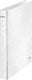 Leitz wow ringband a4 - 2-rings - rugbreedte van 25mm met 2 d-ringen - wit
