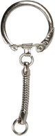 Creativ company sleutelhanger met ketting, 25st.