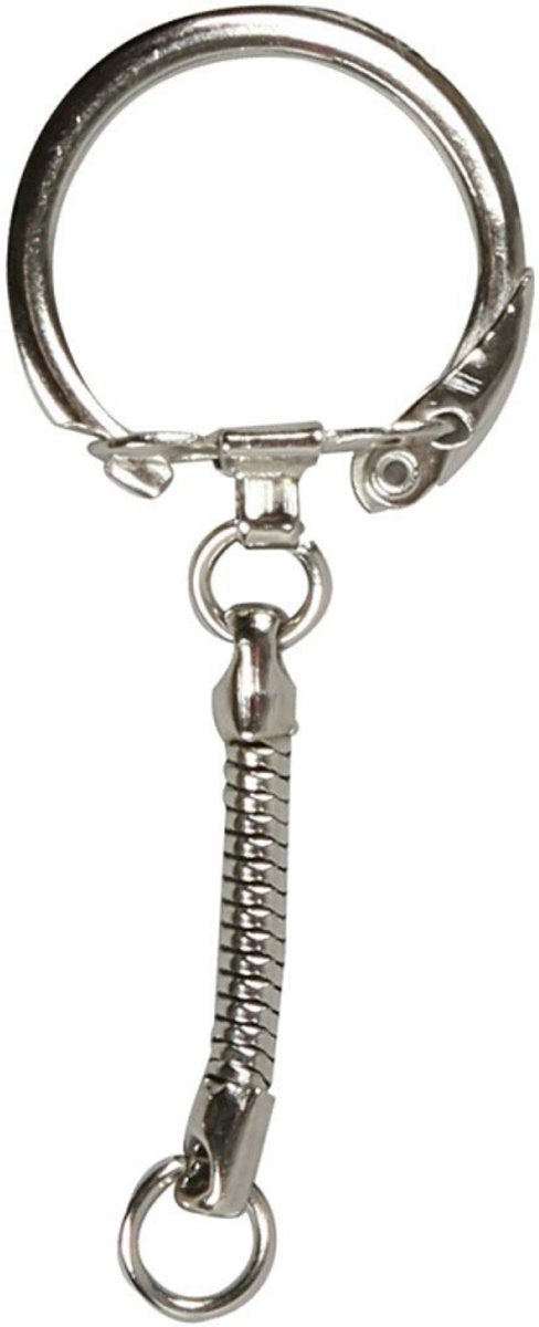 Afbeelding laden in galerijviewer, Creativ company sleutelhanger met ketting, 25st.
