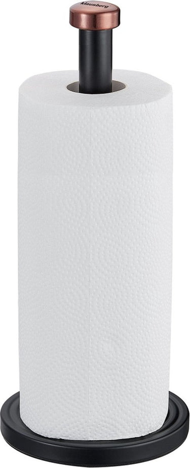 Klausberg 7715 - keukenrolhouder zwart - 15 x 35,5 cm