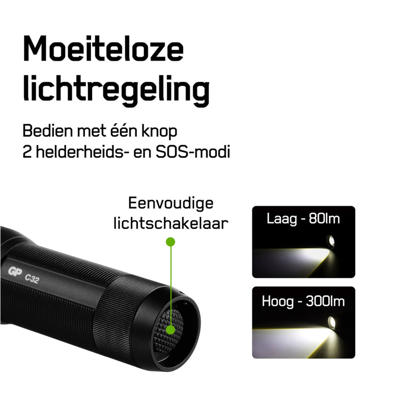 Afbeelding laden in galerijviewer, Gp zaklamp 3x aaa 300 lumen
