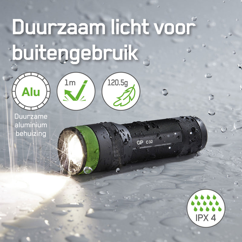 Afbeelding laden in galerijviewer, Gp zaklamp 3x aaa 300 lumen
