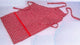Kinderschort rood ruit (6st)