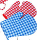 Ovenwant 18 cm x 13 cm. (12 ass rood bl)