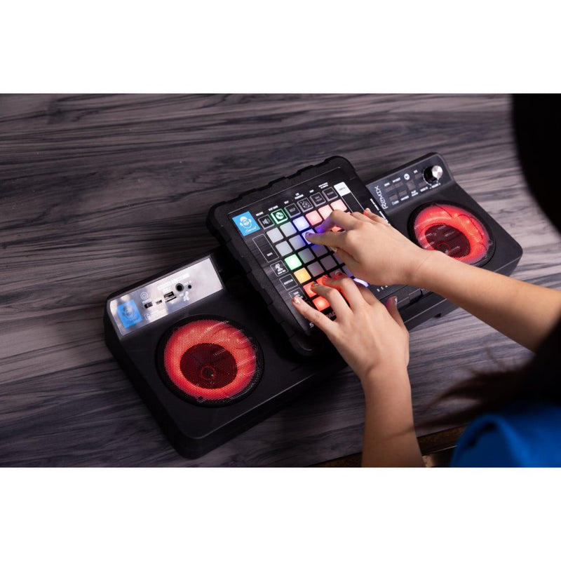 Afbeelding laden in galerijviewer, Idance dj mixer set remix dj2 + licht en geluid
