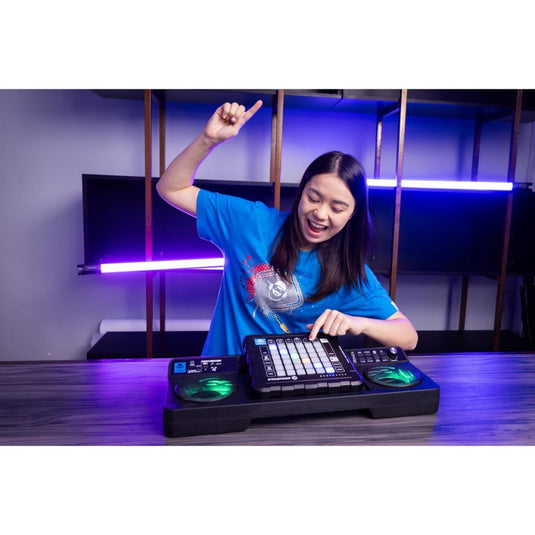Idance dj mixer set remix dj2 + licht en geluid