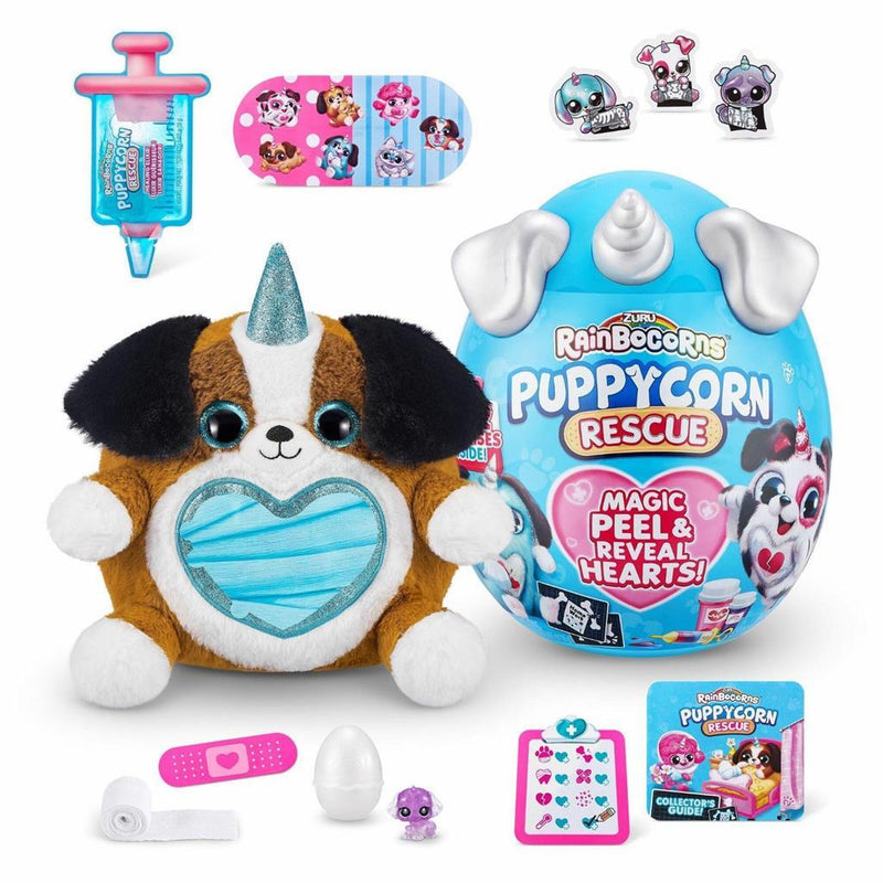 Afbeelding laden in galerijviewer, Zuru zuru rainbocorns puppycorn rescue knuffel pup

