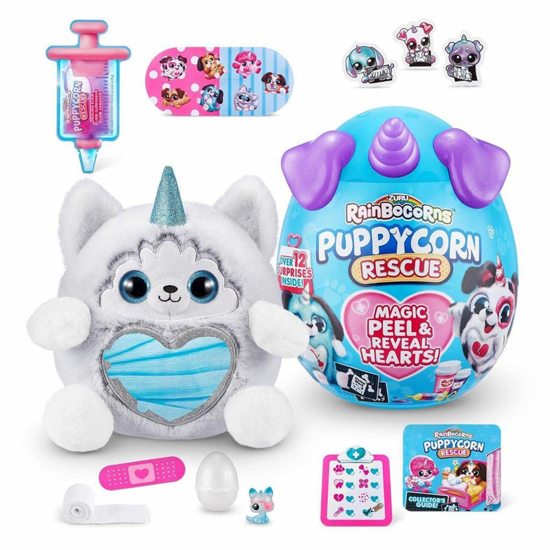 Afbeelding laden in galerijviewer, Zuru zuru rainbocorns puppycorn rescue knuffel pup
