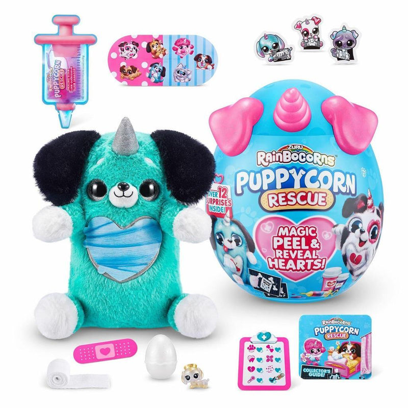 Afbeelding laden in galerijviewer, Zuru zuru rainbocorns puppycorn rescue knuffel pup
